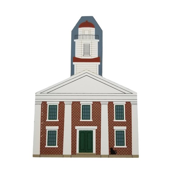 Cat's Meow Village Abraham Lincoln, Metamora Courthouse 1995 Mt Rushmore - Picture 1 of 8